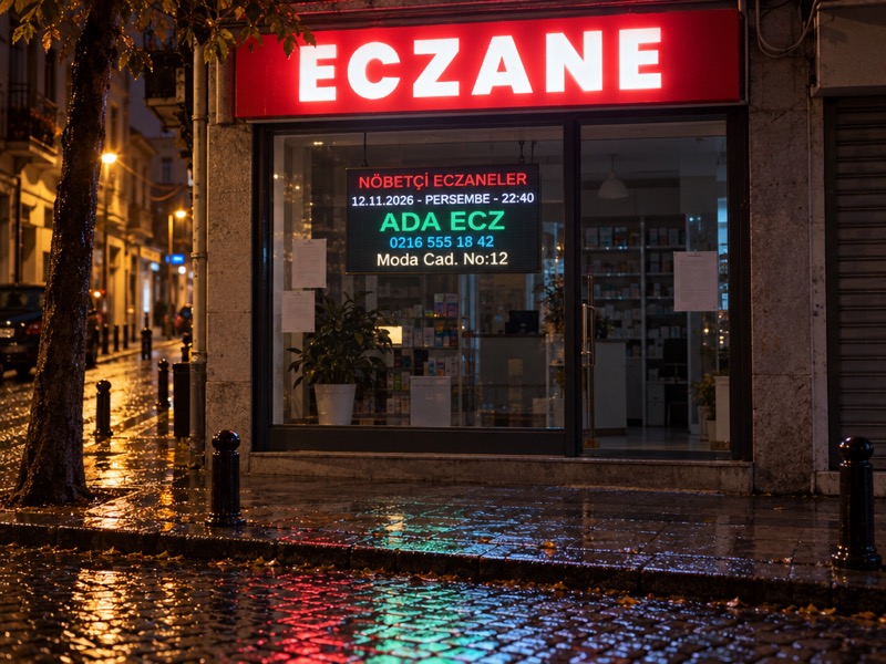 Istanbul · a rainy night
