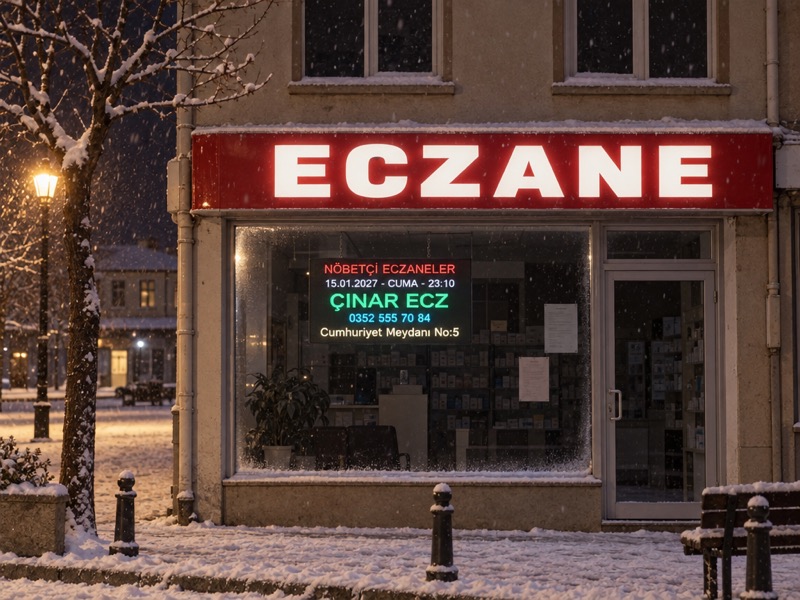 A snowy night in Anatolia
